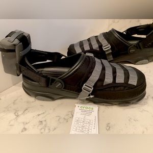 Beams X Crocs Military Crocs with Pouch on Strap NWT